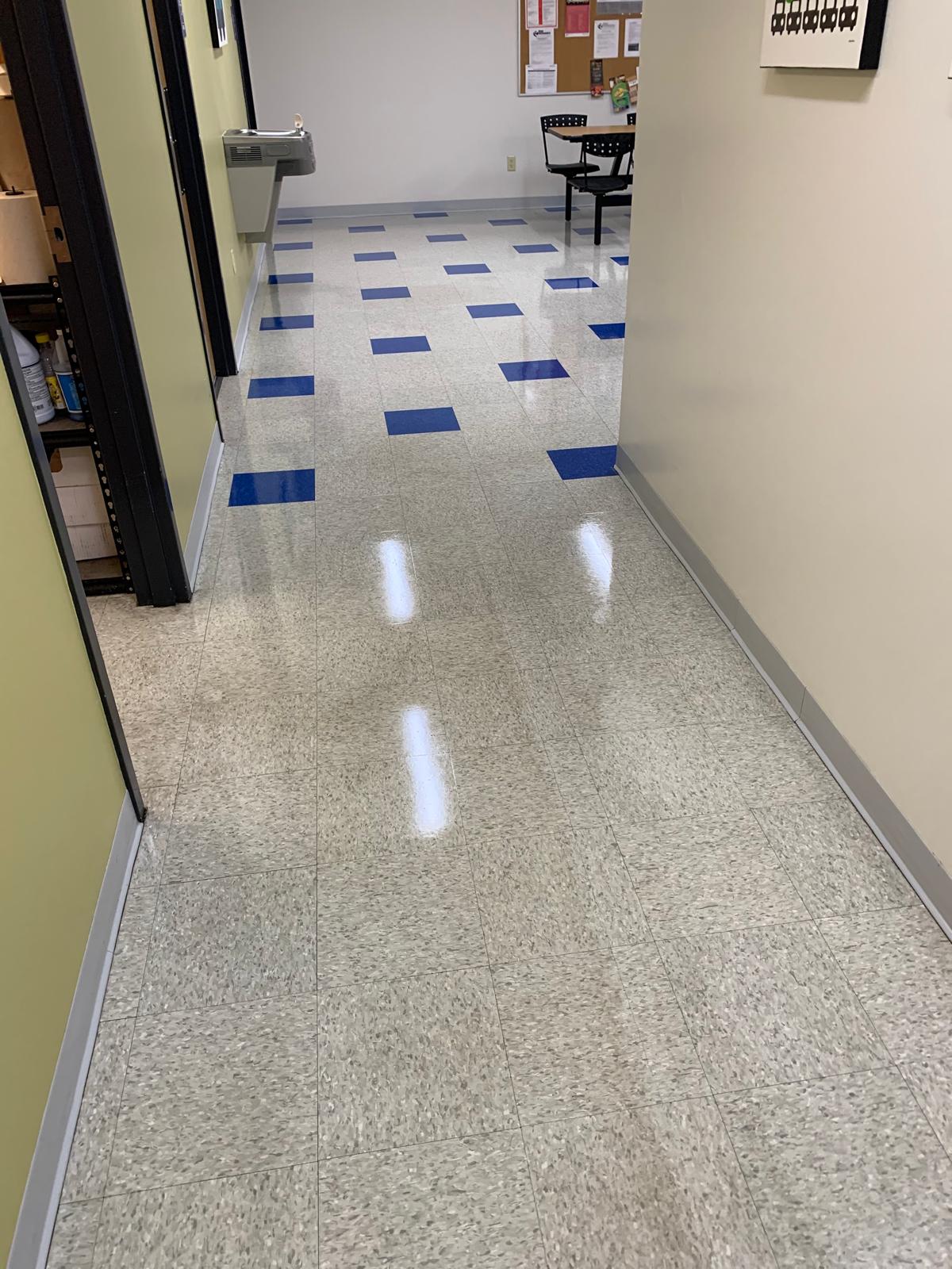 Professional buffing and floor restoration service