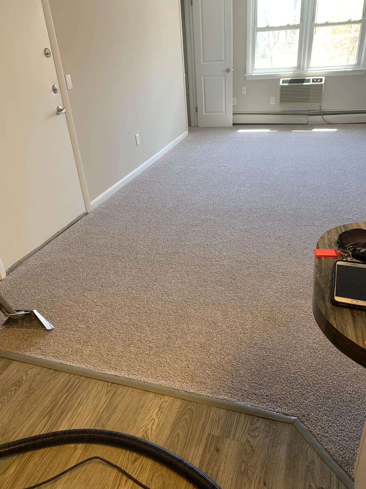 Nightly janitorial cleaning in office building